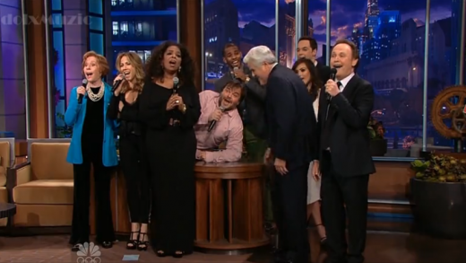 Stars Sing “So Long, Farewell” to Jay Leno