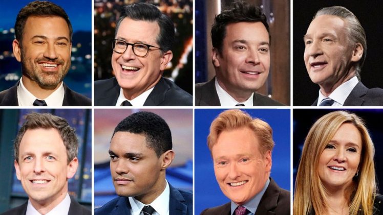 Poll Finds – Stephen Colbert, Jimmy Kimmel Viewed as Most Liberal Late-Night Hosts